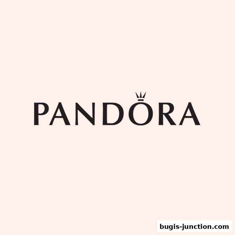The Pandora logo with the brand name and a crown symbol.