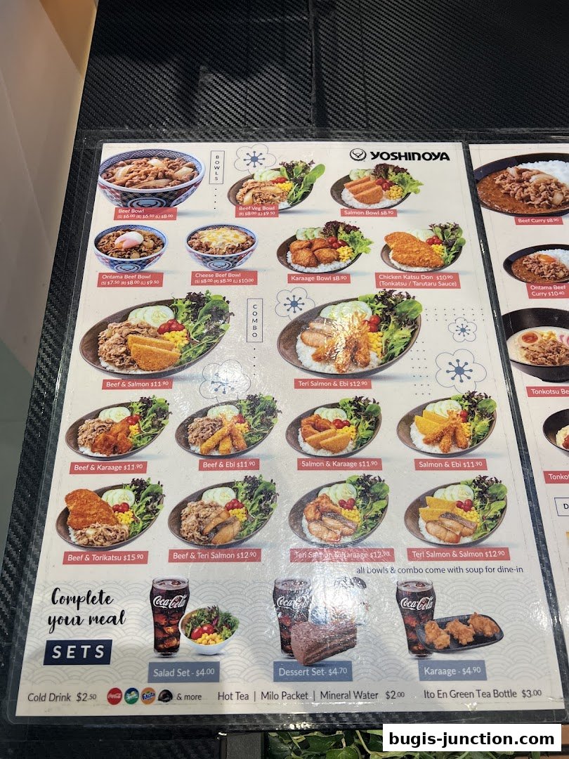 Yoshinoya - Bugis Junction